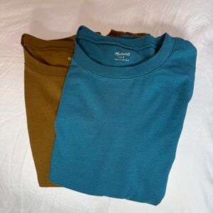 Madewell Set of 2 Short Sleeve Crew Neck Tees